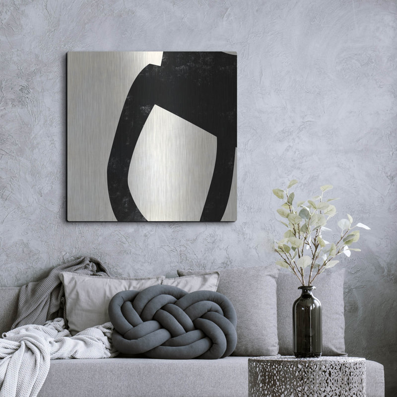  «L'espace entre 4» par Laura Gibson, art mural en métal, 36 po x 36 po, H 36 po x l 36 po