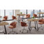 80cm Round Conference Table with 4 Chairs