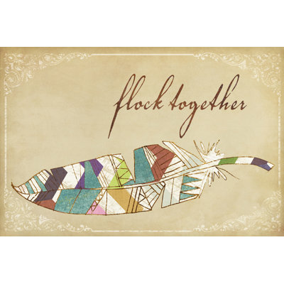 Birds Of A Feather II by Jarman Fagalde - Wrapped Canvas Print