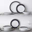 Ensemble de 4 assiettes Noritake Crestwood Cobalt Platinum, 10 1/2 po