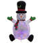 Décoration de Noël gonflable lumineuse bonhomme de neige avec chapeau haut de forme - 4 pi