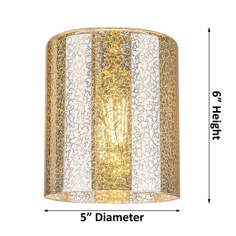 Plafonnier semi-encastré 1 lumière Leilani, Transparent / noir mat