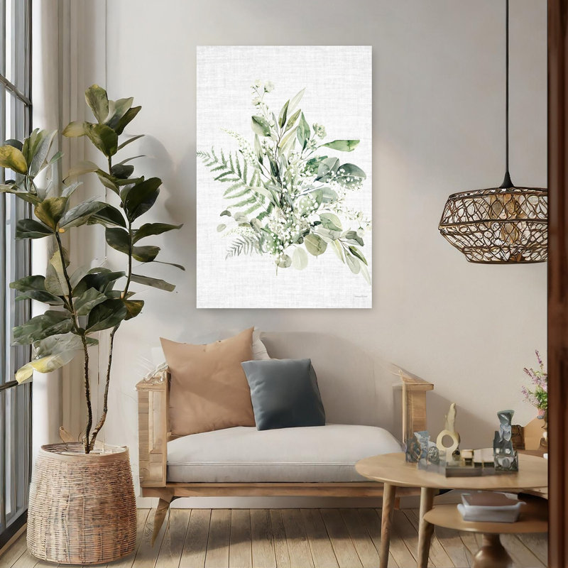Leafy Retreat 8, art naturel contemporain, H 48 po x l 32 po