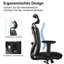 SIHOO Mesh Office Chair with Headrest