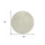 Tapis rond 8 po