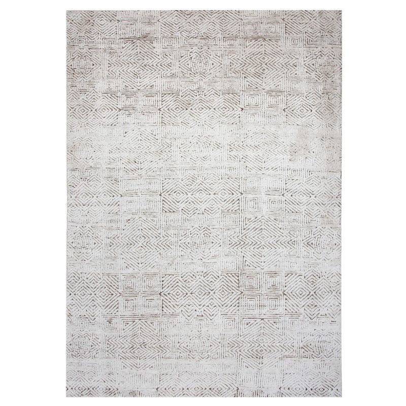 Tapis en laine / noué à la main Tencel, Rectangulaire 2 pi x 3 pi