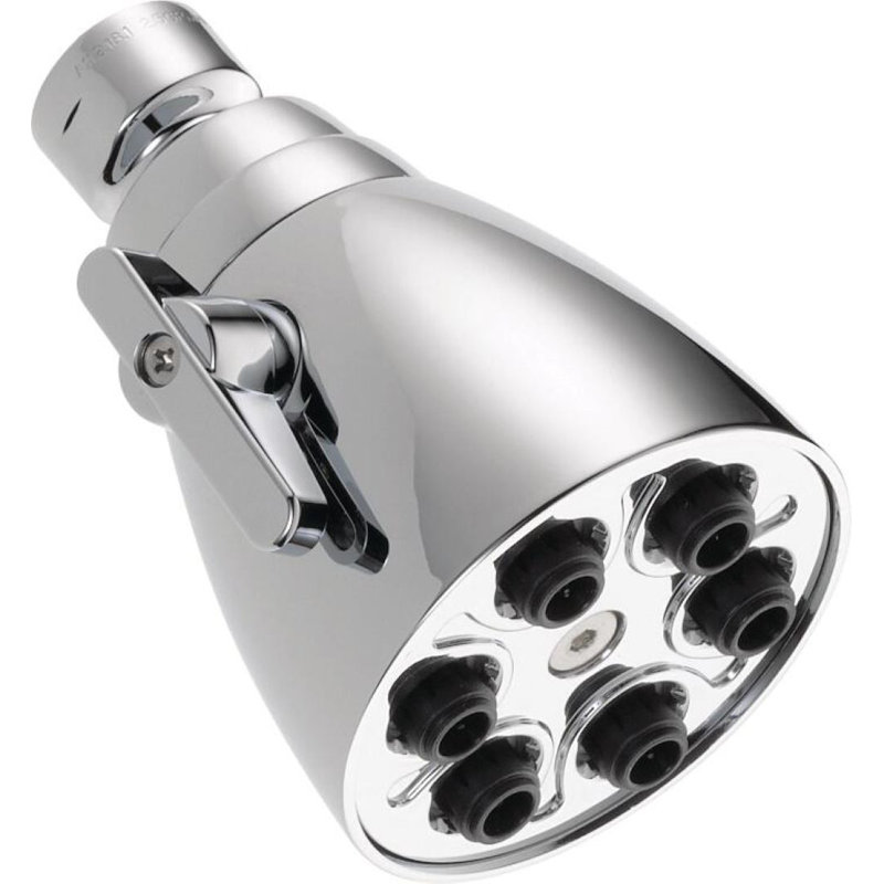 Universal Showering Components Full Adjustable Shower Head, Chrome