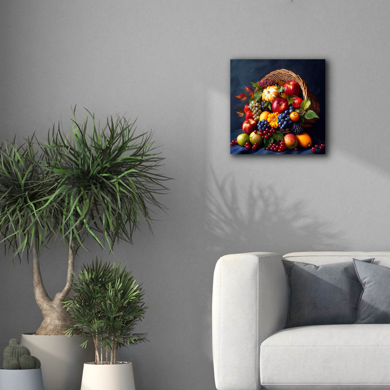 Art mural sur toile August Grove® «Cornucopia» par r3darch0n, H 18 po x l 18 po x P 0,75 po