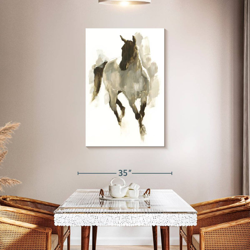 Brampt Rustic Horse I, 45" H x 30" W