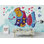Dessin d'enfant, dessin abstrait de poisson, papier peint amovible