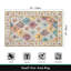 Tapis oriental antidérapant lavable à la machine beige / jaune / orange-906146696