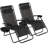 Zero Gravity Chair Set of 2, Outdoor Folding Lounge W/Detachable Headrest & Holder Tray, Adjustable PVC-coated polyester Lawn Reclining, No Assembly Required, for Patio, Backyard, Garden, Poolside,-1255175508