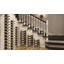 Ensemble de porte-bouteilles hélicoïdaux muraux en métal gris froid 6 bouteilles Lleucu - 30 po, orienté vers la gauche-244312180-243278458