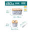 480ml Ceramic Food Storage Container