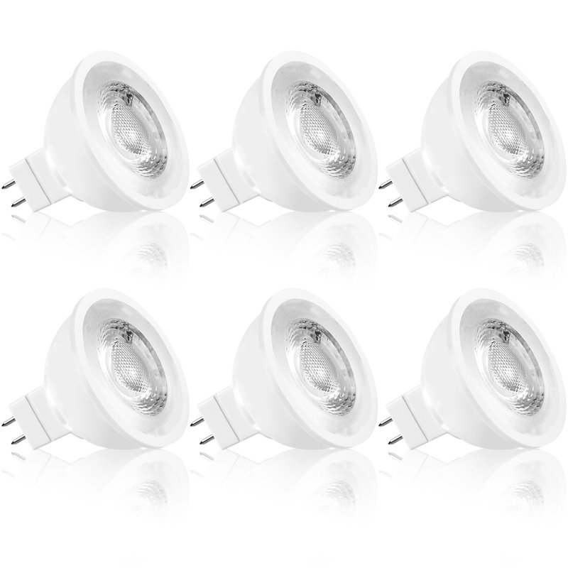 6,5 watts (équivalent de 50 watts), ampoule DEL à intensité variable et culot à deux broches, 3000 K