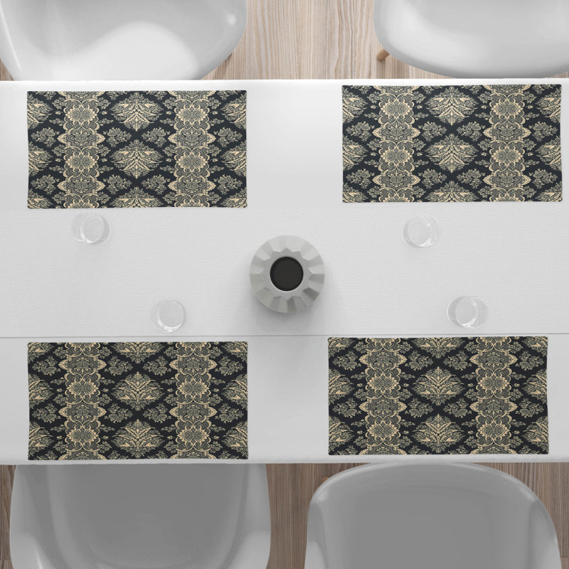 Polyester Abstract Rectangle Placemat