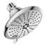 Pomme de douche à jet réglable 5 fonctions 5 po avec bras mural 10 po-98294316