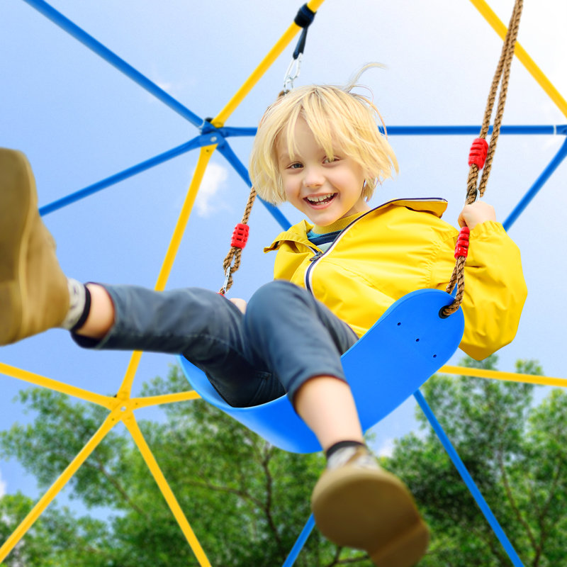 10ft Climbing Dome with Hammock and Swing