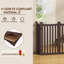 Barrière pour animaux en bois Domineca-846673038