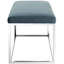 Banc en tissu Gaze White par Modway-26066931