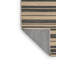 Machine Washable Horizontal Stripes Brown Area Rug-1268503778