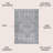 Laymon Modern Persian Vintage Medallion Light Gray/ Multi Rug-1916589758