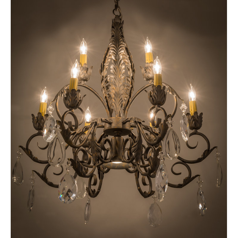 New Country French 9 - Light Chandelier