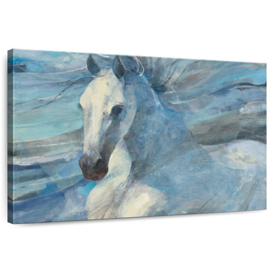 Illustration du cheval blanc Brampt