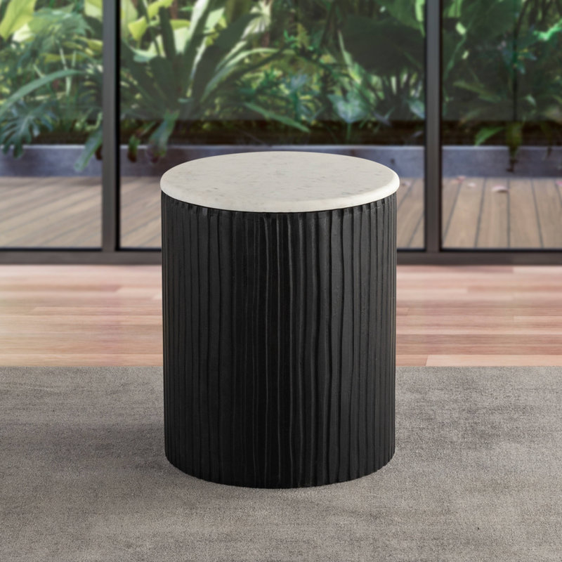 Merriam End Table, Black
