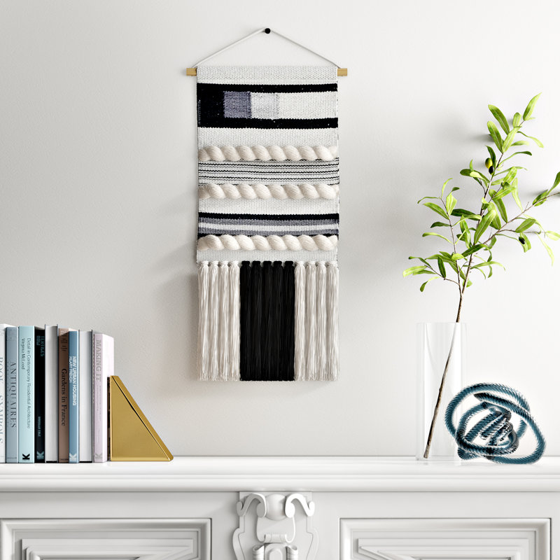 Suspension murale en laine avec accessoires de suspension inclus