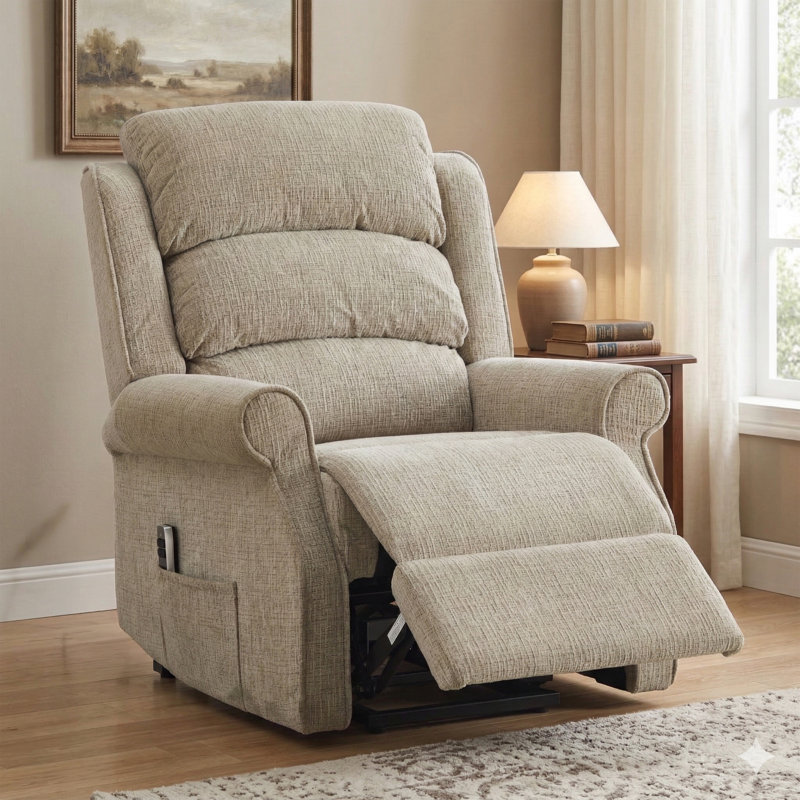 Constantino 84cm Wide Lift Assist Standard Recliner, Beige