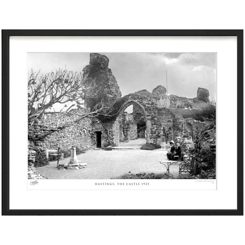 Hastings, The Castle 1925 by Francis Frith - Single Picture Frame Print, 60cm H x 80cm W x 2.3cm D