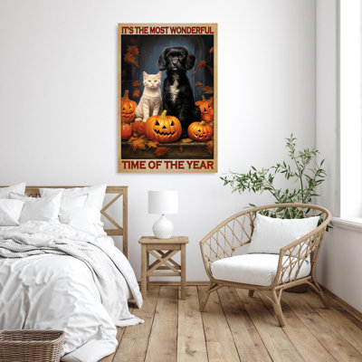 Halloween Time Of The Year - 1 Piece Rectangle Gra " Halloween Time Of The Year "