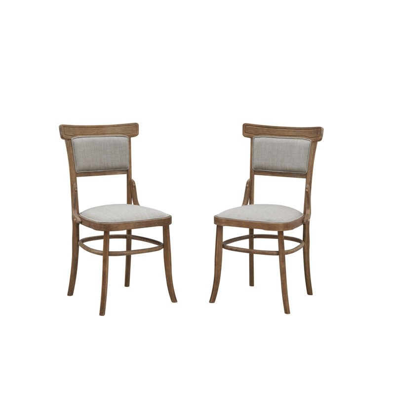 Diana Dining Table With 4 Dining Chairs, Vintage Honey, Linen/Vintage Honey