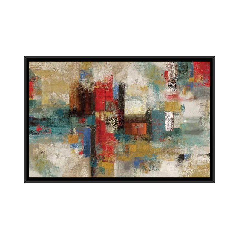 «Legends» par Tom Reeves - reproduction sur toile tendue, H 32 po x l 48 po, Toile encadrée, Noir
