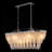 Khennedi 8-Light Crystal Kitchen Island Pendant
