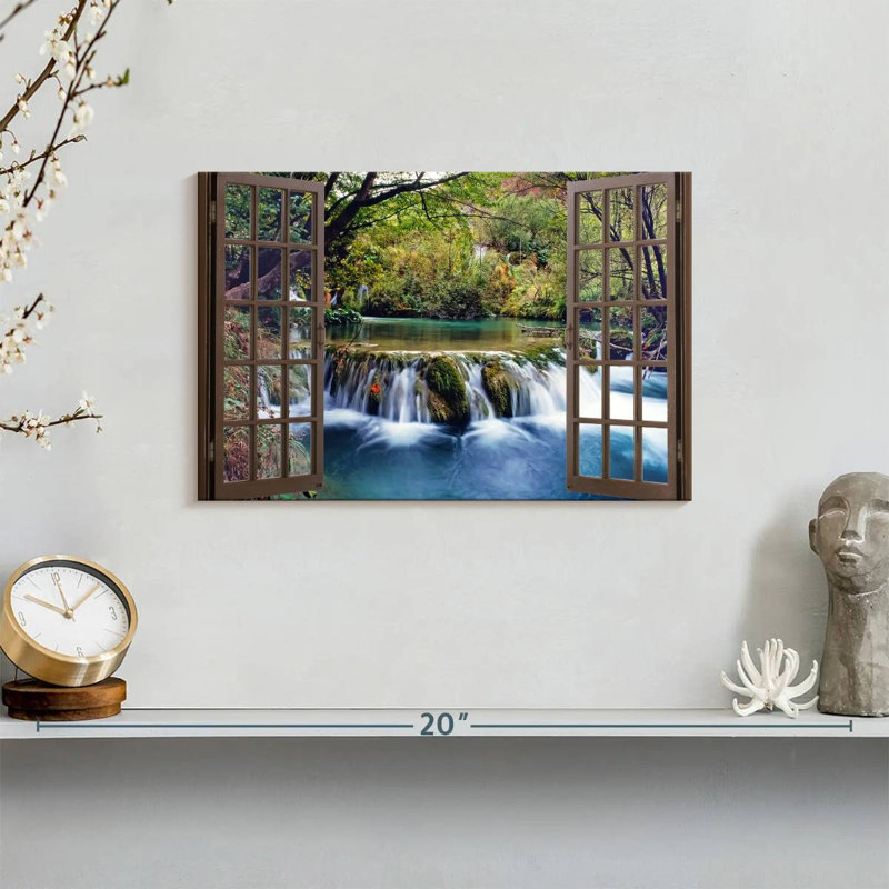 " Open Window ", 8" H x 12" W x 1" D