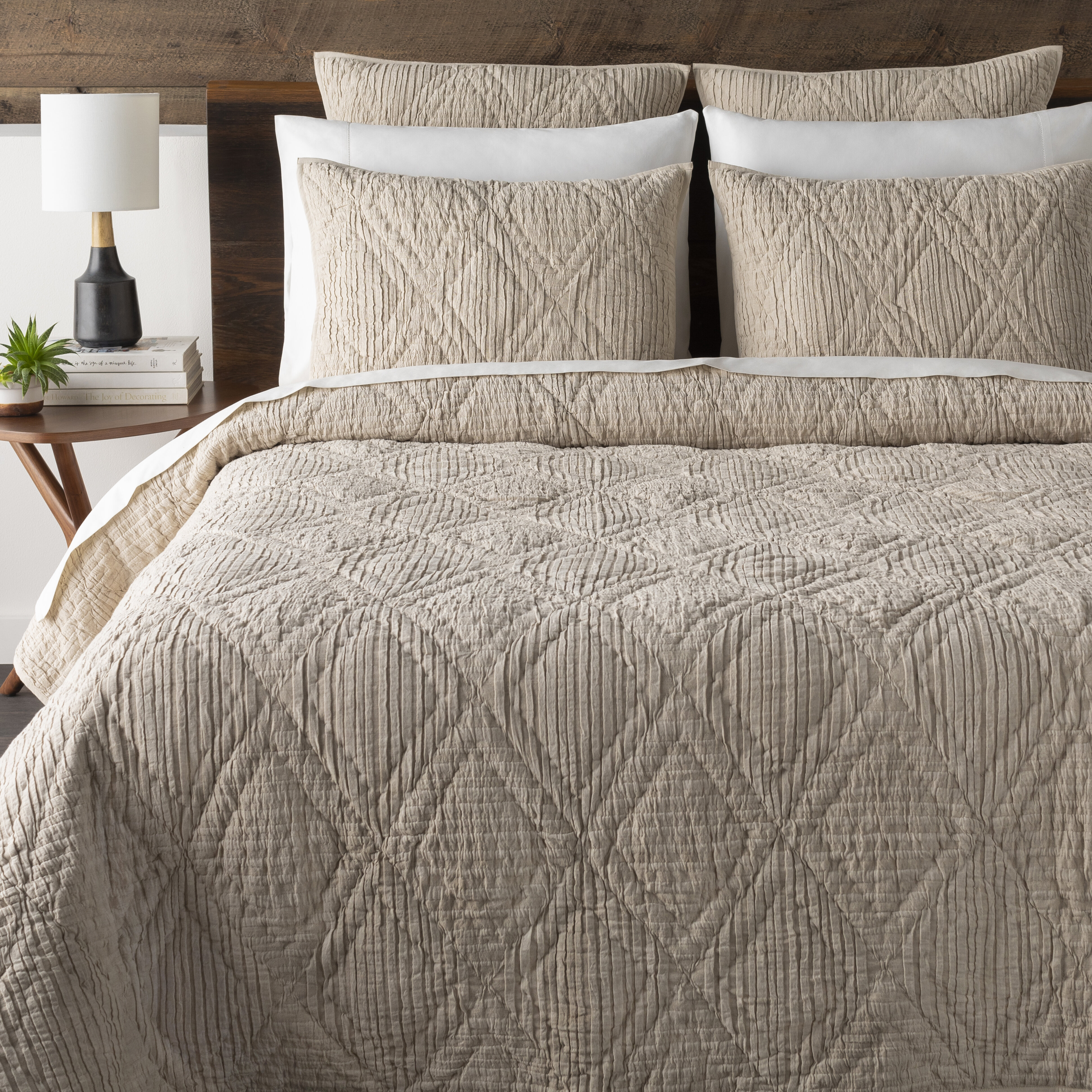 100% Cotton Brown and Black Multicolour Kisaan Design Bed Sheet Set