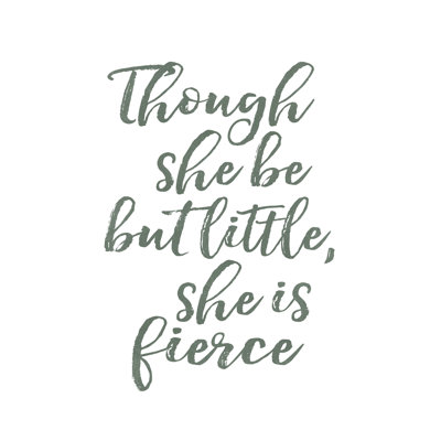 " She Is Fierce Neutral "
