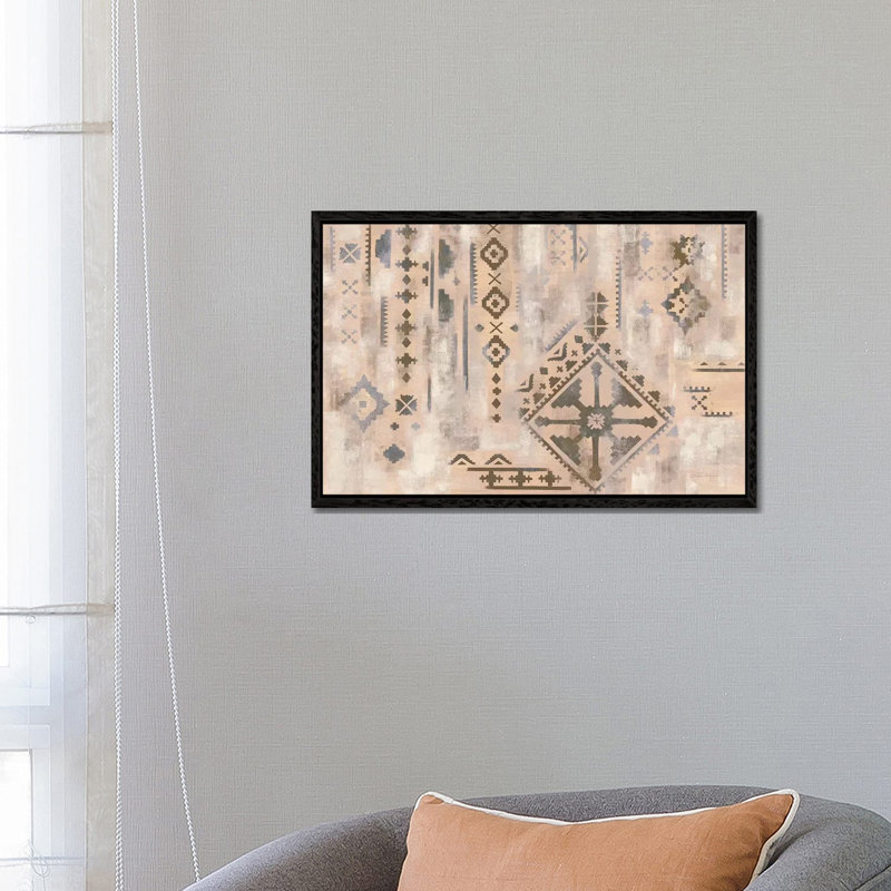 Scandanavian Mood I Neutral by Silvia Vassileva - Gallery-Wrapped Canvas Giclée on Canvas, Black Framed