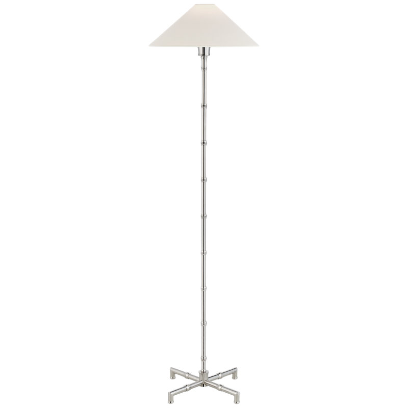 Grenol Floor Lamp, Polished Nickel