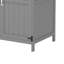 Banc de rempotage avec 2 portes (gris)-1364610262