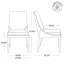 Chaise d'appoint en cuir Niara-121550723