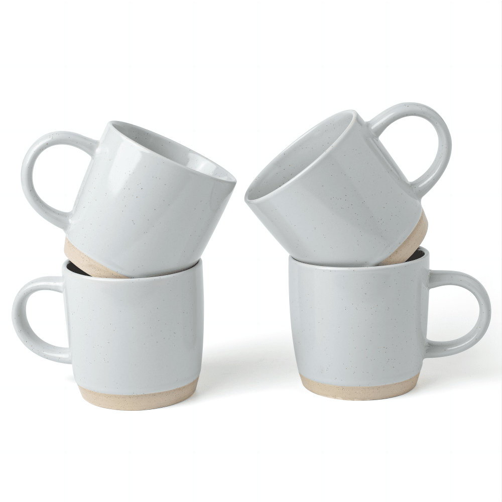 Daytona Stoneware Mug, Light Gray