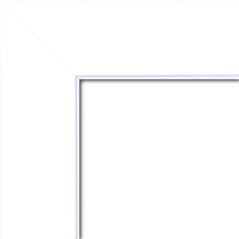 Corvino White Wood Framed Magnetic Board 36" x 28"