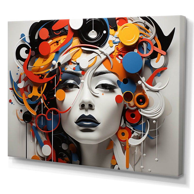 «Opt Transcendent Contrasts II», reproduction sur toile, H 24 po x l 32 po x P 1 po, Cadre photo noir