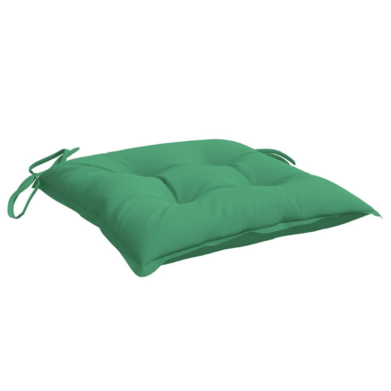 Outdoor Seat Cushion, Green, 2.8" H x 19.7" W x 19.7" D