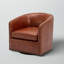 Fauteuil demi-tonneau pivotant de 28,5 po Gatwick-115893275