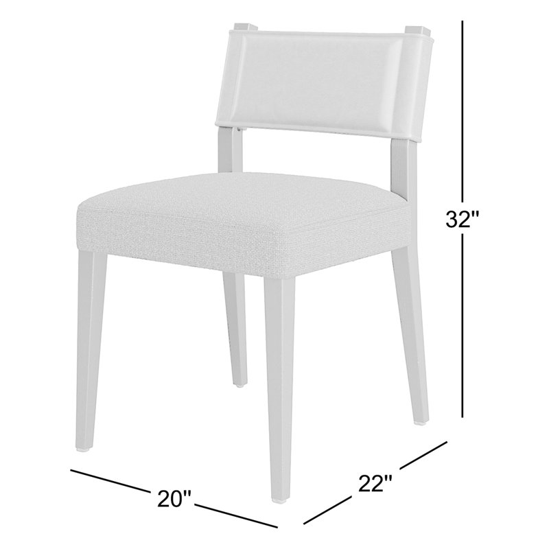 Side Chair in Charcoal, Polyester/Leather Nubuck Charcoal, Brown