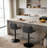 Marlone Swivel Adjustable Height Bar Stool, 2 Pcs-84694339-84694340